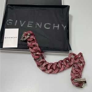 Givenchy Pink Medium Shading G Chain Necklace